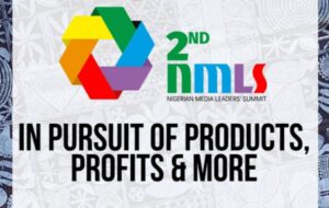 a logo and theme of @nd Nigerian Media Leaders' Summit