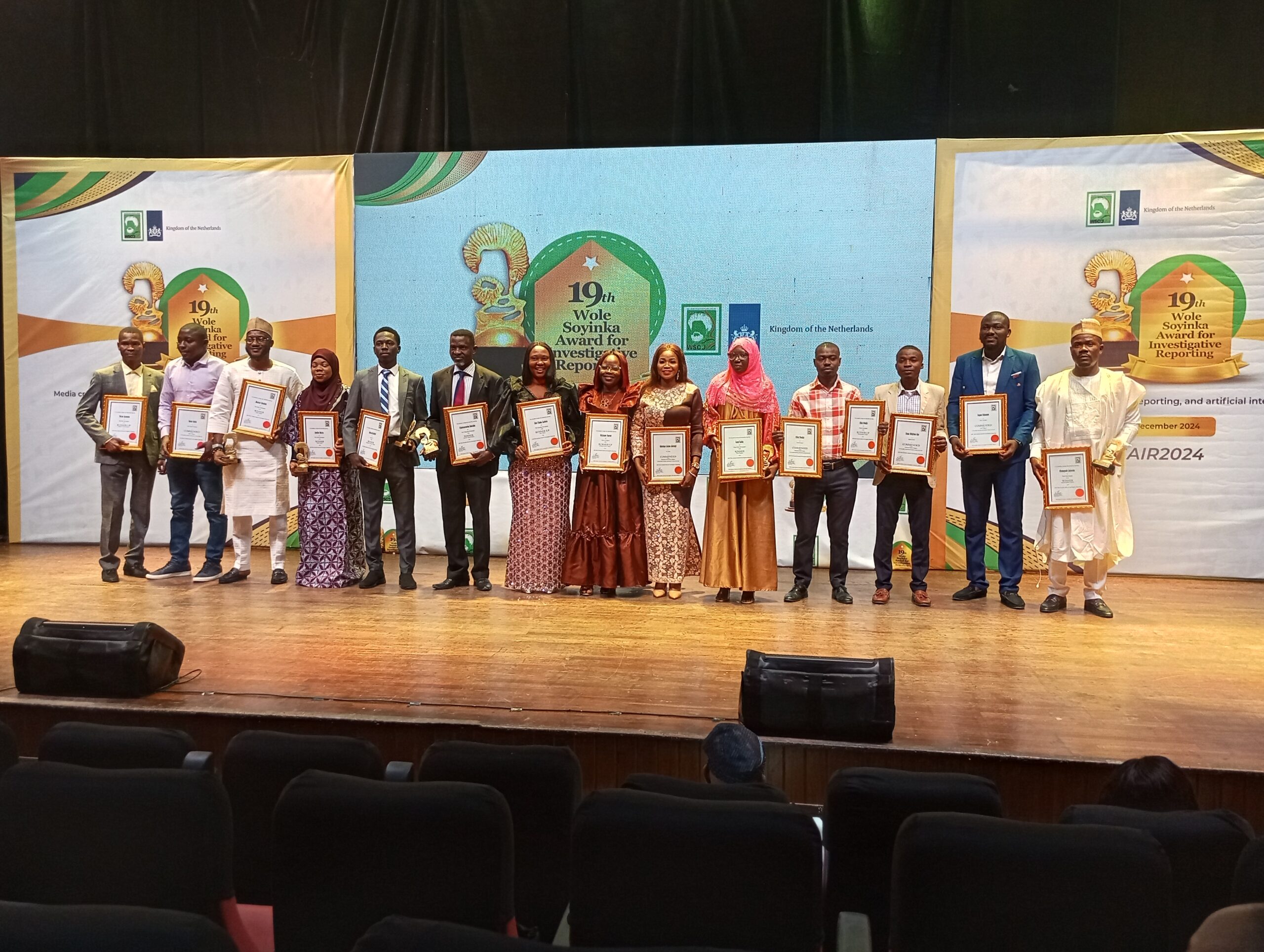 2024 Wole Soyinka Award for Investigative Reporting winners